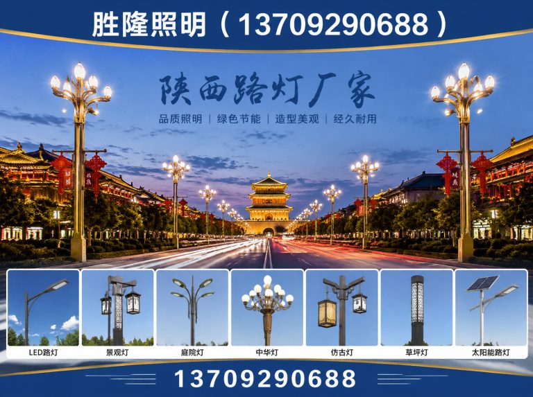 西安LED路灯展示图